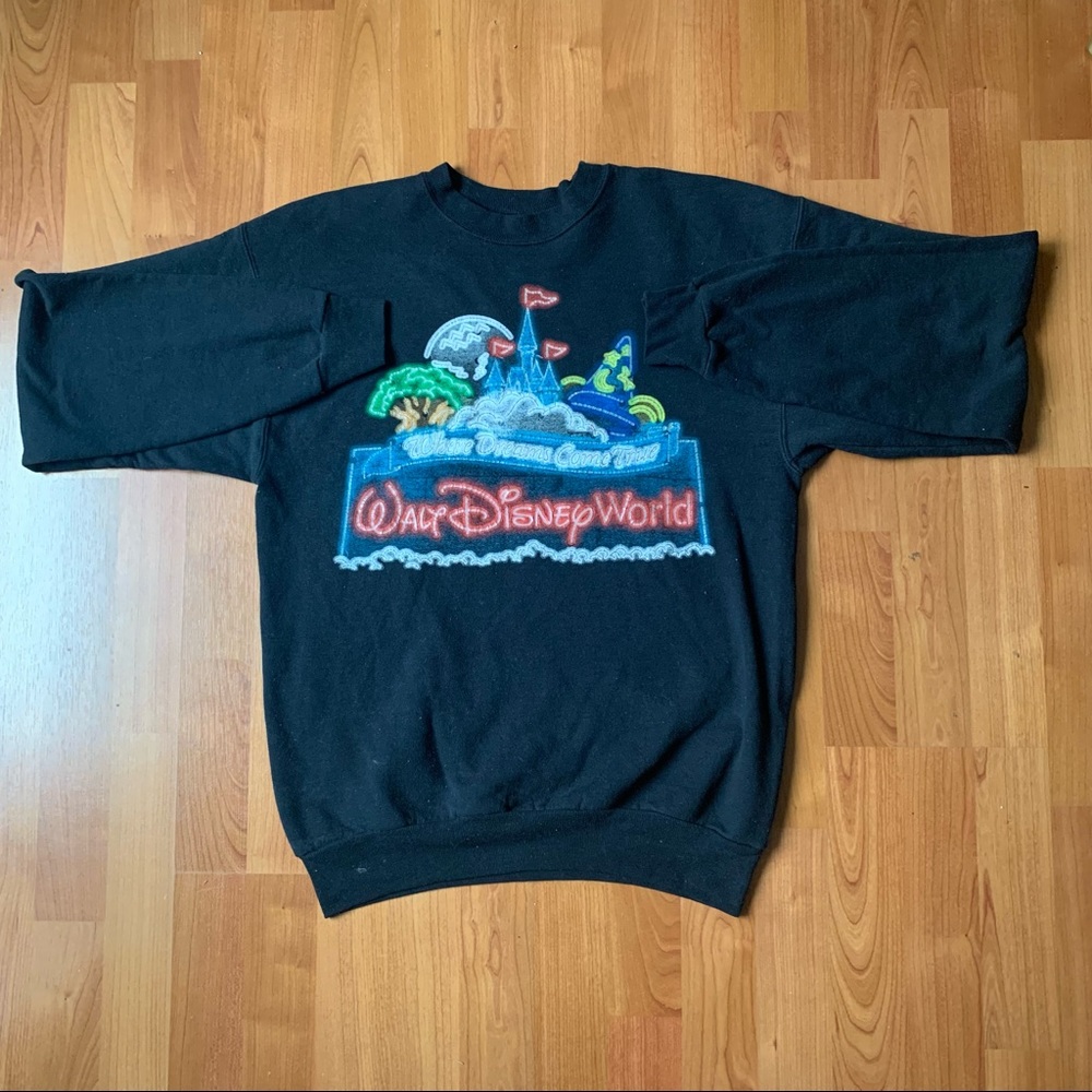Disney world crew neck sweater